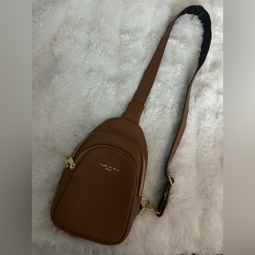 INICAT Vegan Leather Crossbody Bag